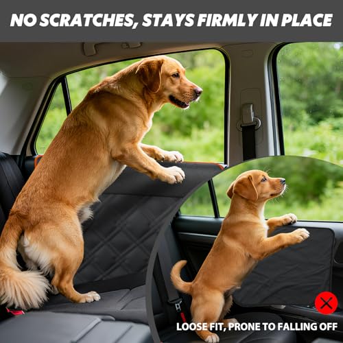 Car Door Protector for Dogs (Fit for Sedan/Family Car/Small SUV)