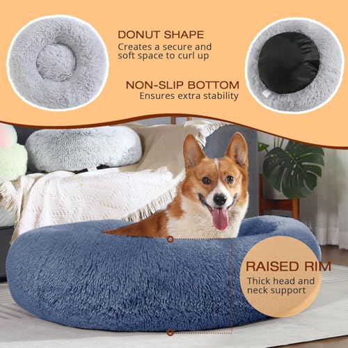 Dog Beds Large Sized Dog (36" / Medium Blue)