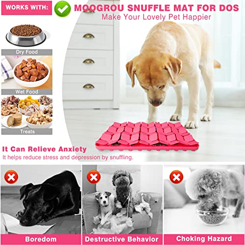 Snuffle Mat for Dogs (M-8"X13" / Pink-M)