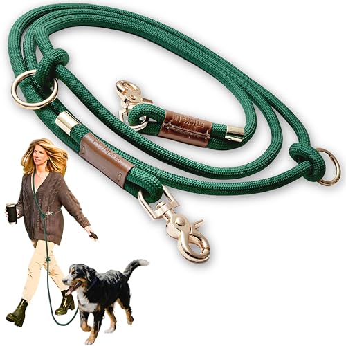 Hands Free Dog Leash (Hunter Green / 8.2 ft x 3/8 in)