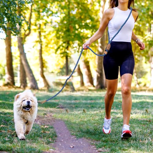 Hands Free Dog Leash (Blue / 7FT Hands Free)