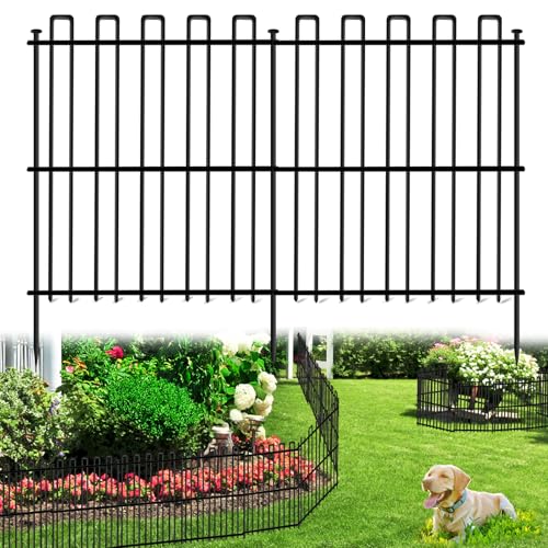 25 Panels No Dig Animal Barrier Fence (25 Panels, 32in(H) x 49ft(L))