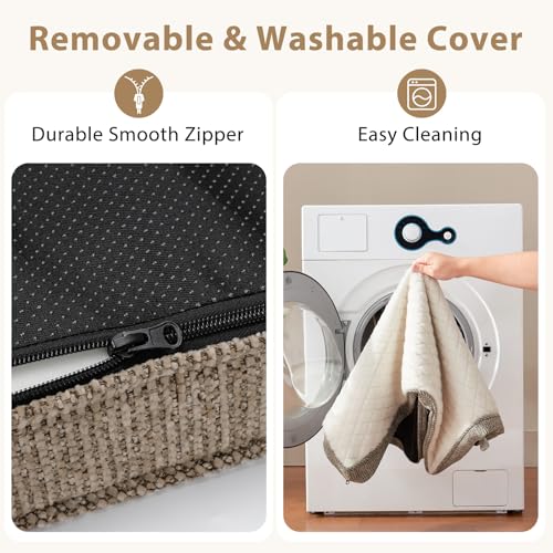 Orthopedic Dog Bed for Extra Large Dogs (XXL(47"x29") / Beige)