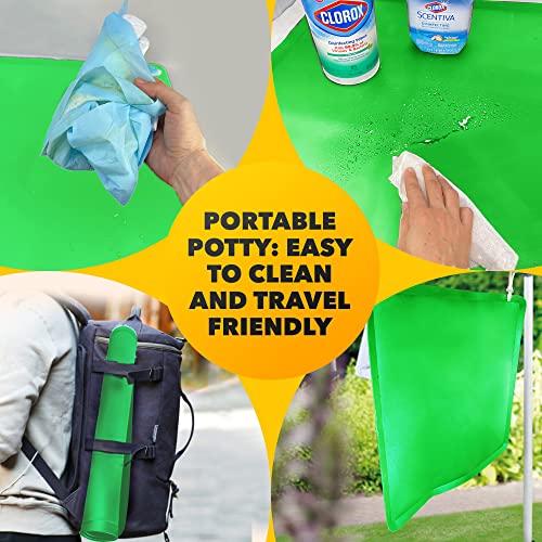 TidyFriend Travel Friendly Dog Pee Pad Holder Fits Up to 24” x 24” Wee Wee Pee Pads (Green / 1 Pack)