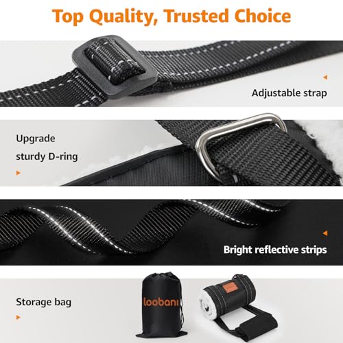 Adjustable Dog Sling for Large Dogs Hind Leg Support ACL Recovery (Medium)