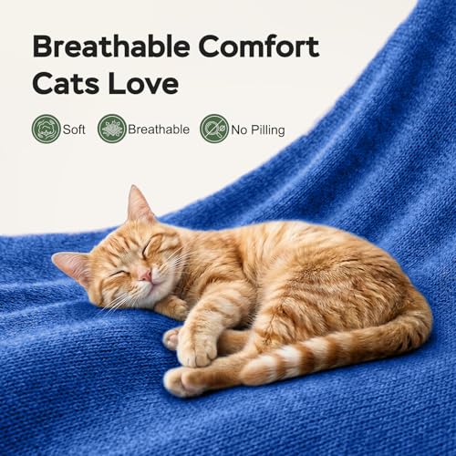 Cat Wrap for Cutting Nails (L(15-28lbs) / Blue)