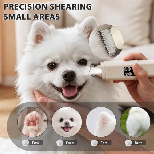 Dog Nail Grinder Quiet (Beige)