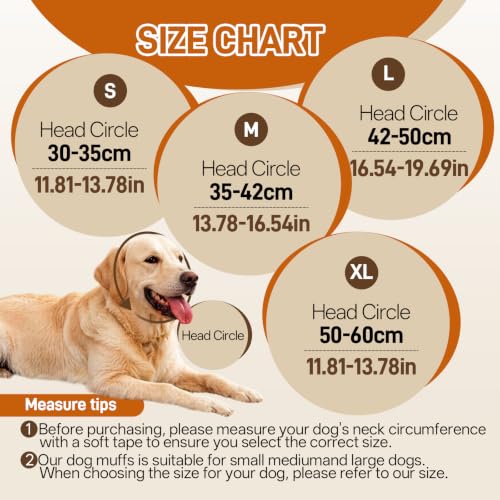 Dog Ear Muffs Noise Protection (Grey / X-Large)