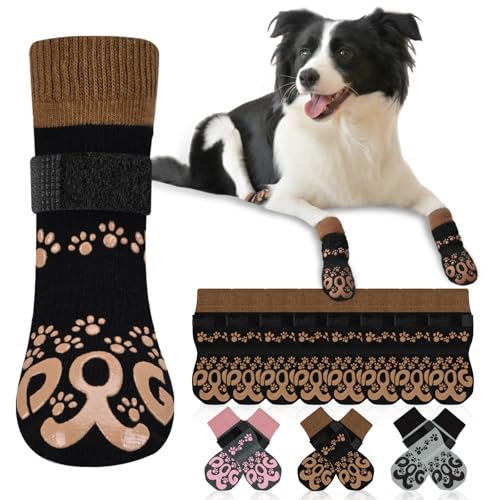 8Pcs Paw Grips for Senior Dogs (M(Pack of 8))