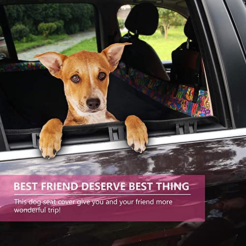 2PCS Car Door Protector for Dogs Pet Car Door Cover (Black)
