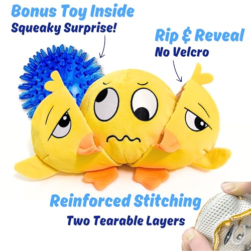 Dog Toy for Aggressive Chewers (Yellow)