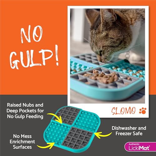 Slomo Cat Slow Feeder Lick Mat (Red)
