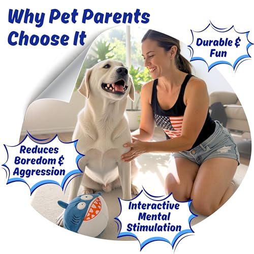 Dog Toy for Aggressive Chewers (Blue)