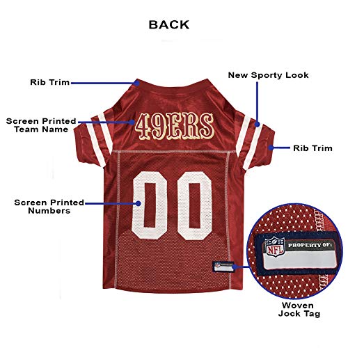 NFL San Francisco 49ers Dog Jersey (San Francisco 49ers / X-Small)