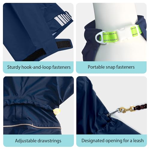 Dog Raincoat Full (X-Large / Blue)