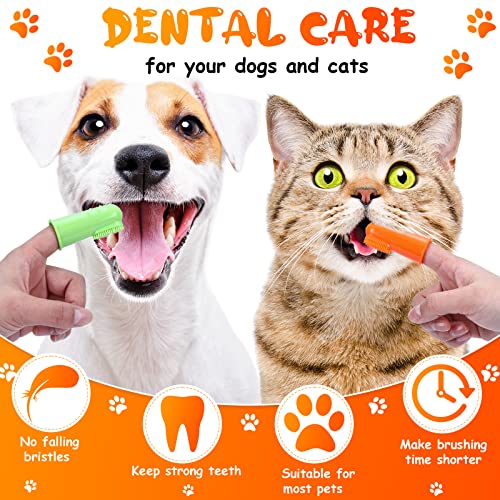 80 Pack Bulk Dog Finger Toothbrushes