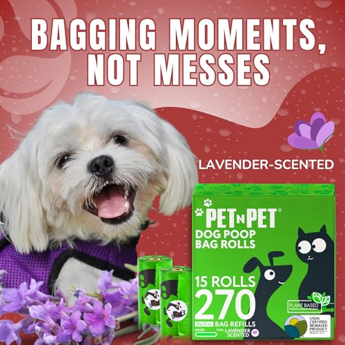 Dog Poop Bags Rolls (1 Count (Pack of 270))