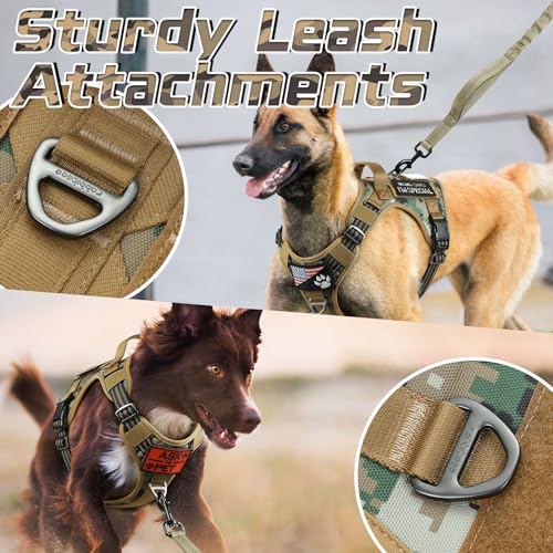 Tactical Dog Harness for Small (Brown camo / Small)