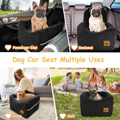 Dog Car Seat for Small (Black / Medium)