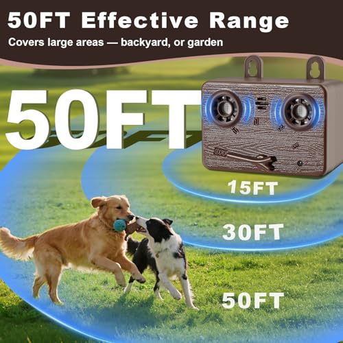 2 Pack Anti Barking Device for Dogs (Brown)