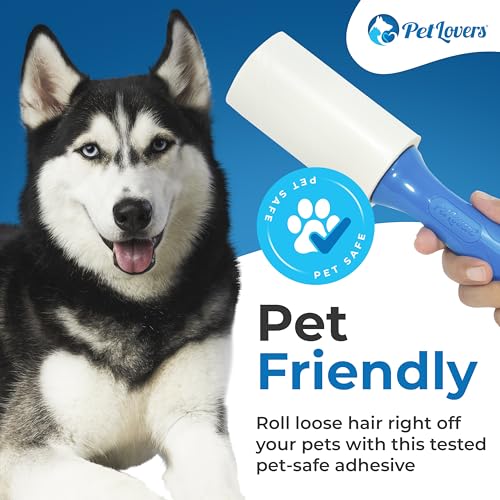 Extra Sticky Lint Roller Mega Value Set 720 Sheets for Pet Hair Removal and Clothes