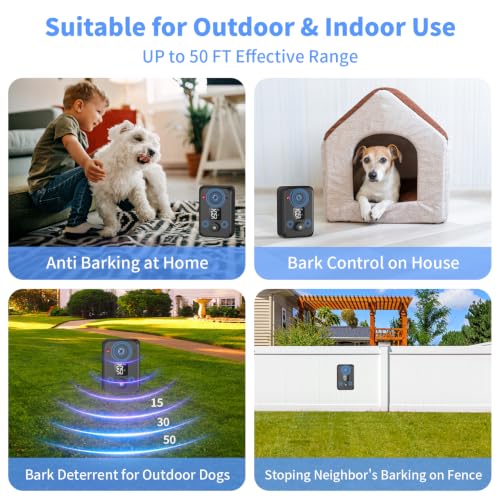 Anti Barking Device for Dogs (Black / Medium)
