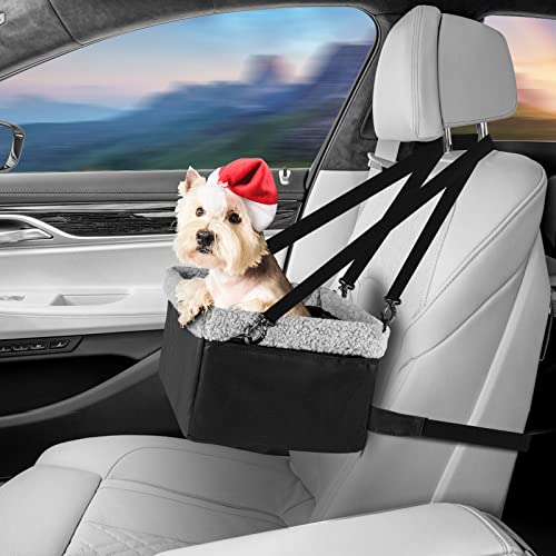 Dog Car Seats for Small Dogs (Small - Up to 15 lbs / Grey)