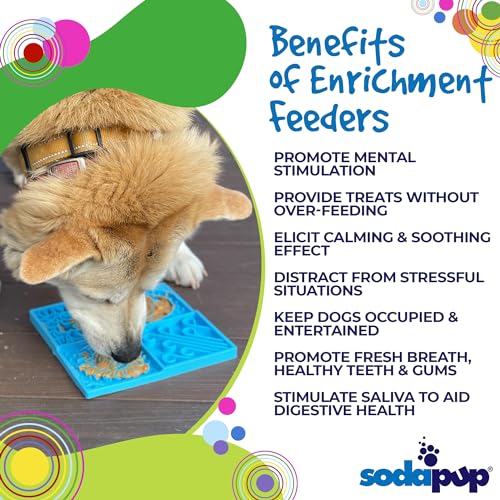 Sky Design eMat Enrichment Lick Mat (Sky eMat Blue / One Size)