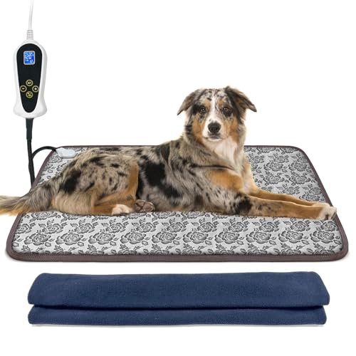 Large Dog Heating Pad for Dogs (XL:34*21'')