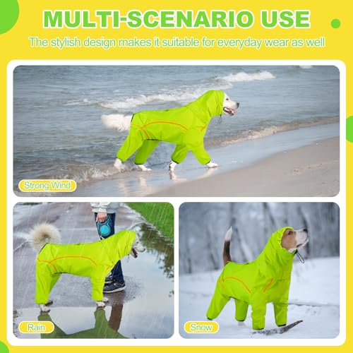 ADINIKIA Dog Raincoat (XL / Green)