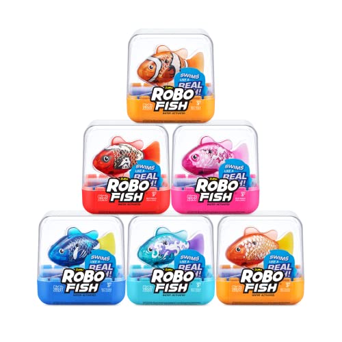 Robo Fish Robotic Swimming Fish (Red + Blue / 2 Piece Set / Series 3)