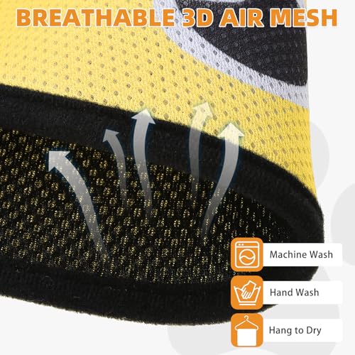 Dog Grooming Hammock for Small Dogs Cats (X-Small / Yellow Bee)