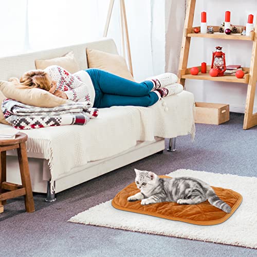 Self Warming Cat Bed Indoor (29x20 IN / Brown)