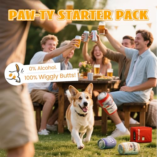Squeaky Beer Dog Toys with a Fridge (Beer)