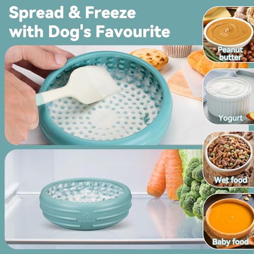 Dog Lick Bowl (S / Teal)