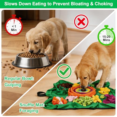 Snuffle Mat for Dogs (Green)