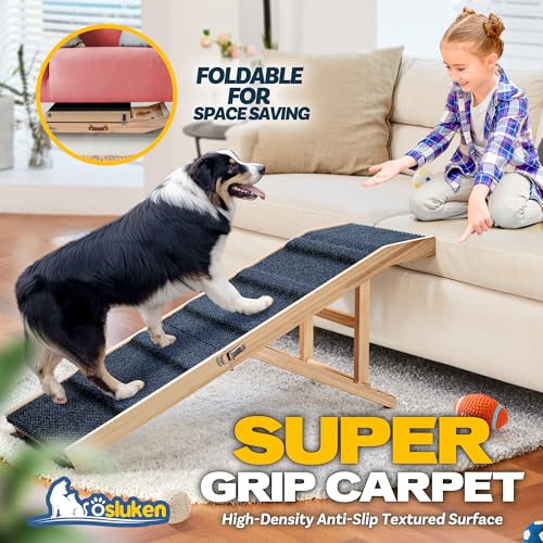 Dog Ramp for Couch (Wood / 49"X 17inch)