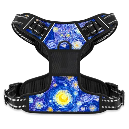 No Pull Dog Harness (Van Gogh Starry Night / Small)