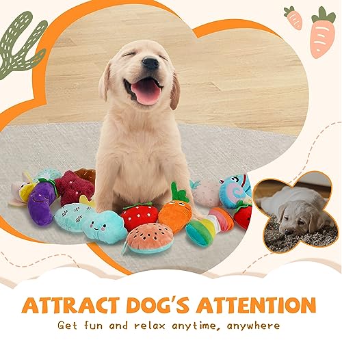 20 Pack Plush Squeaky Dog Toys for Small Dogs (Charming Squeaky Dog Toys)