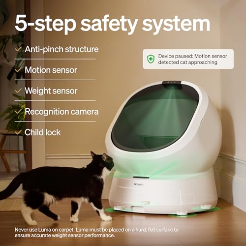 Automatic Litter Box with Accessories Kit (White / Self Cleaning Litter Box+ACC Kit)