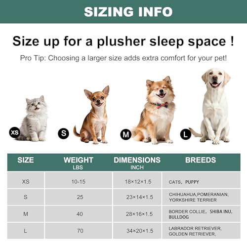 Dog Crate Pad (M(28"*16"*1.5") / New-Green-1pc)