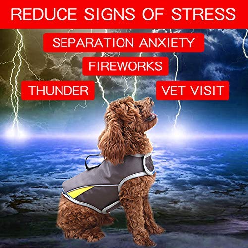 Dog Anxiety Jacket (Gery / Medium)