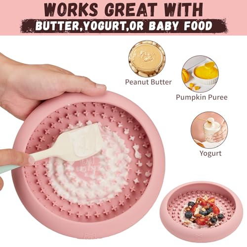 Dog Lick Bowl (Pink)