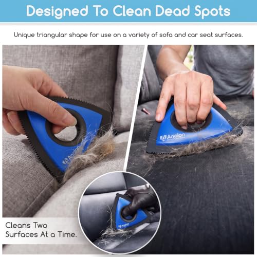 Mini Pet Hair Remover for Car Detailing Dog Hair Tool (Royal Blue)
