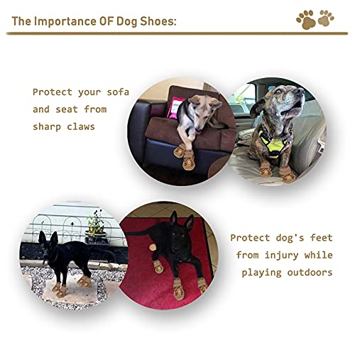 Dog Shoes for Hot Pavement (Size 6 / Leopard)