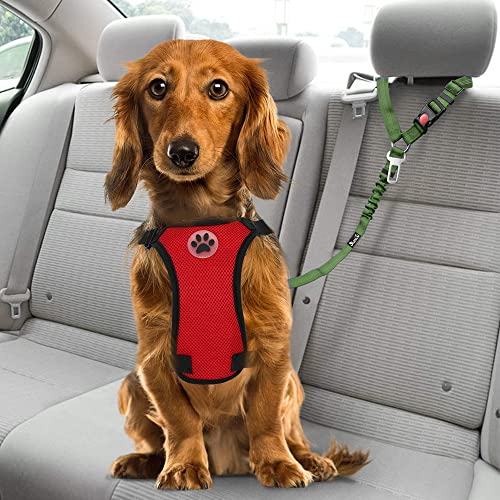 Dog Seat Belt for Car (H.Green)