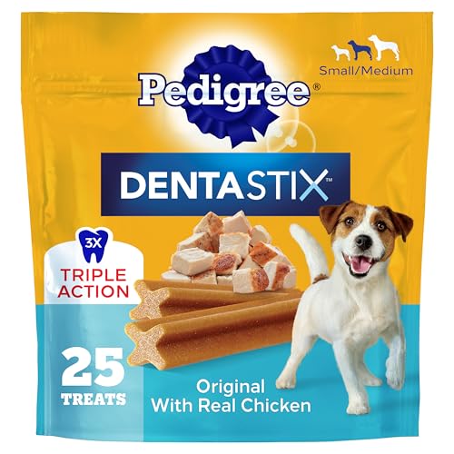 Dentastix Small & Medium Dental Dog Treats (25 Count (Pack of 1))
