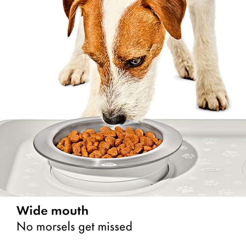 Pet Nonslip Stainless Steel Dog Bowl (Bowl - Small)