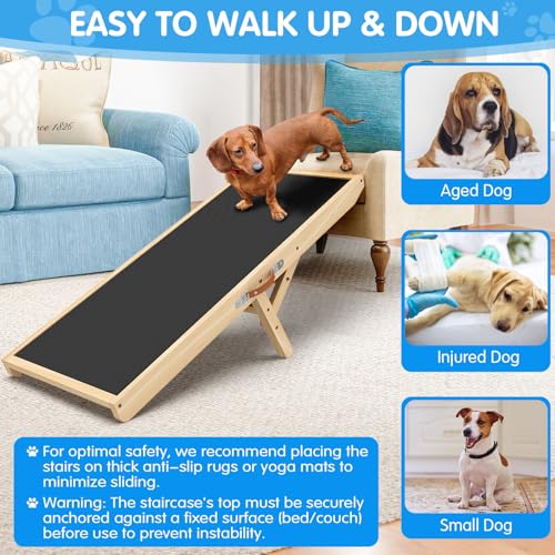 Dog Ramp for Couch with Non (39.37"L x 15.75"W x 1.97"H)