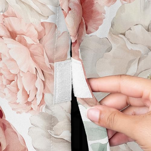 36in. Medium Dog Crate Cover (Pink and Ivory Peony / 36in. x 24in. x 23.5in.)